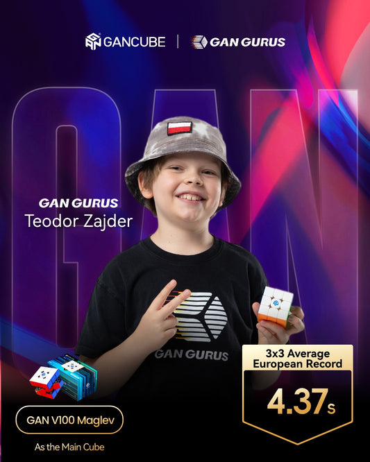 Teodor Zajder Sets a New European Record with a 4.37s Average on GAN V100 Maglev