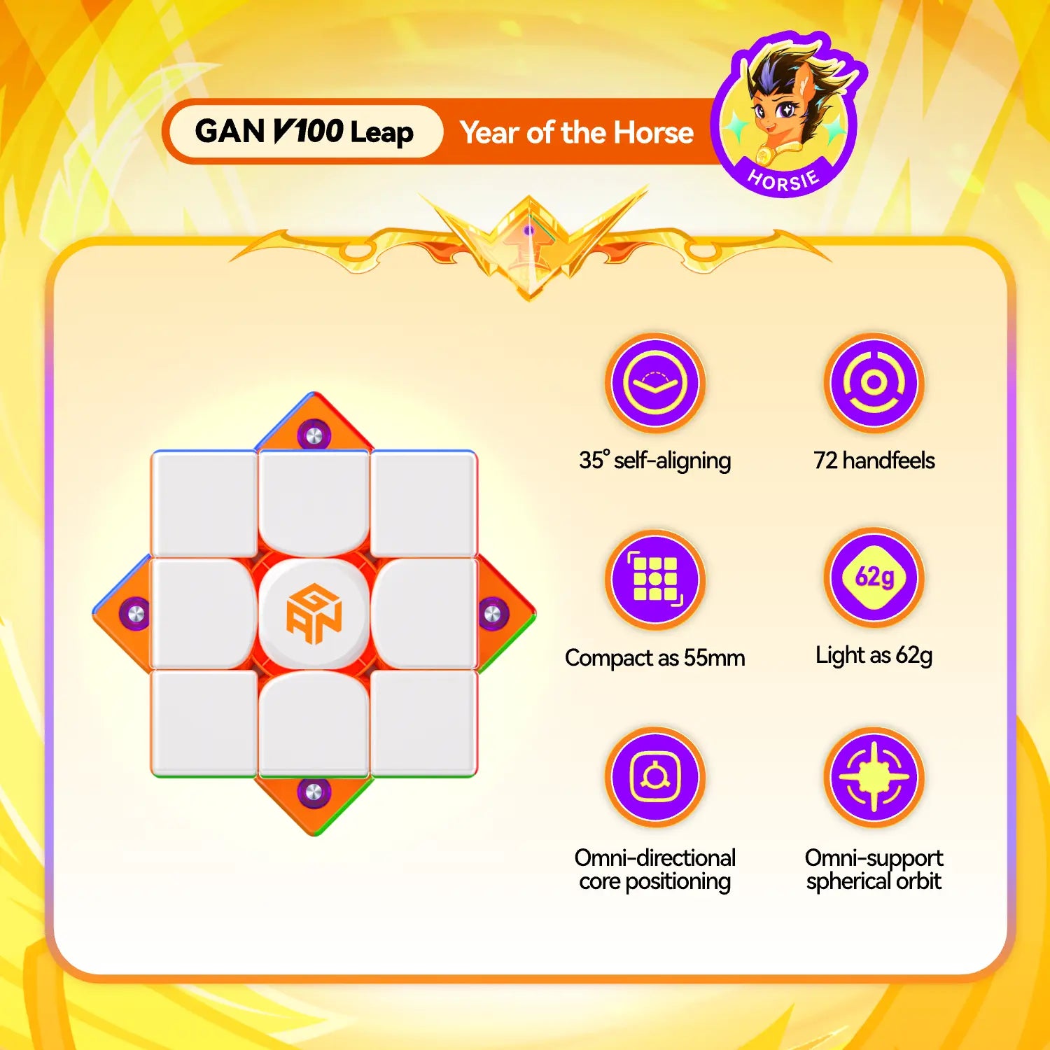 GANONページ GAN V100 Leap Year of the Horse | GANCUBE