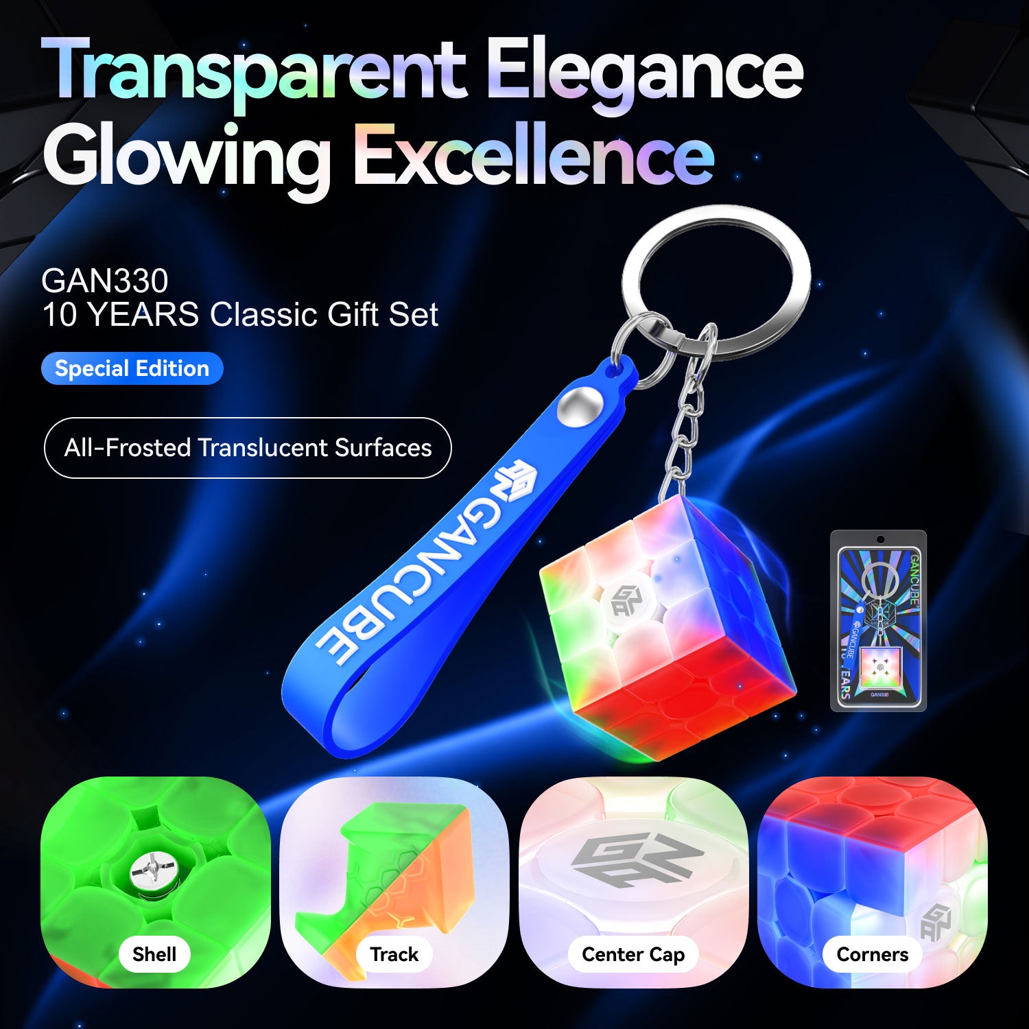 GAN330 Keychain Ten Years Edition