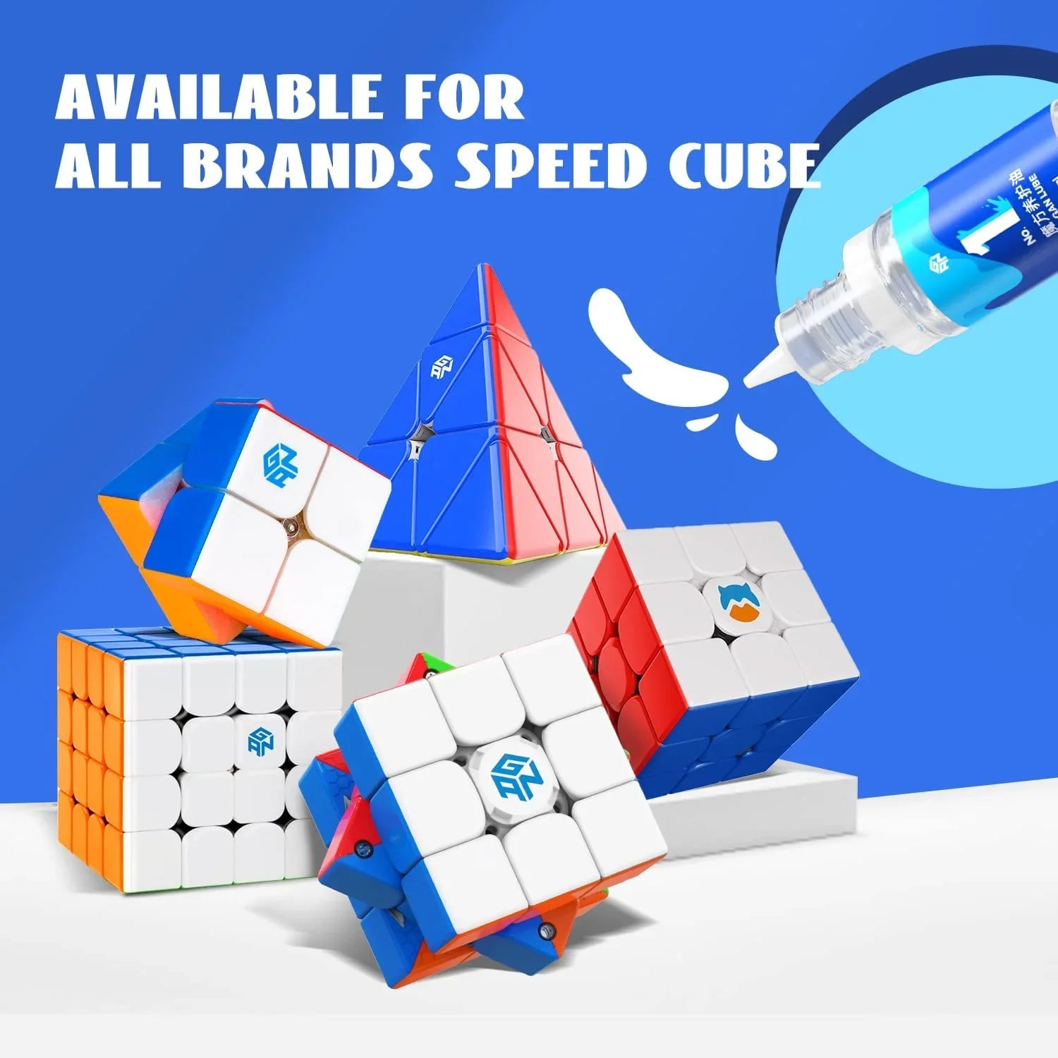 GAN Speed Cube Lube - Enhance Your Rubiks Cube Performance | GANCUBE Maintenance GAN Speed Cube Lube - Enhance Your Rubiks Cube Performance | GANCUBE Maintenance
