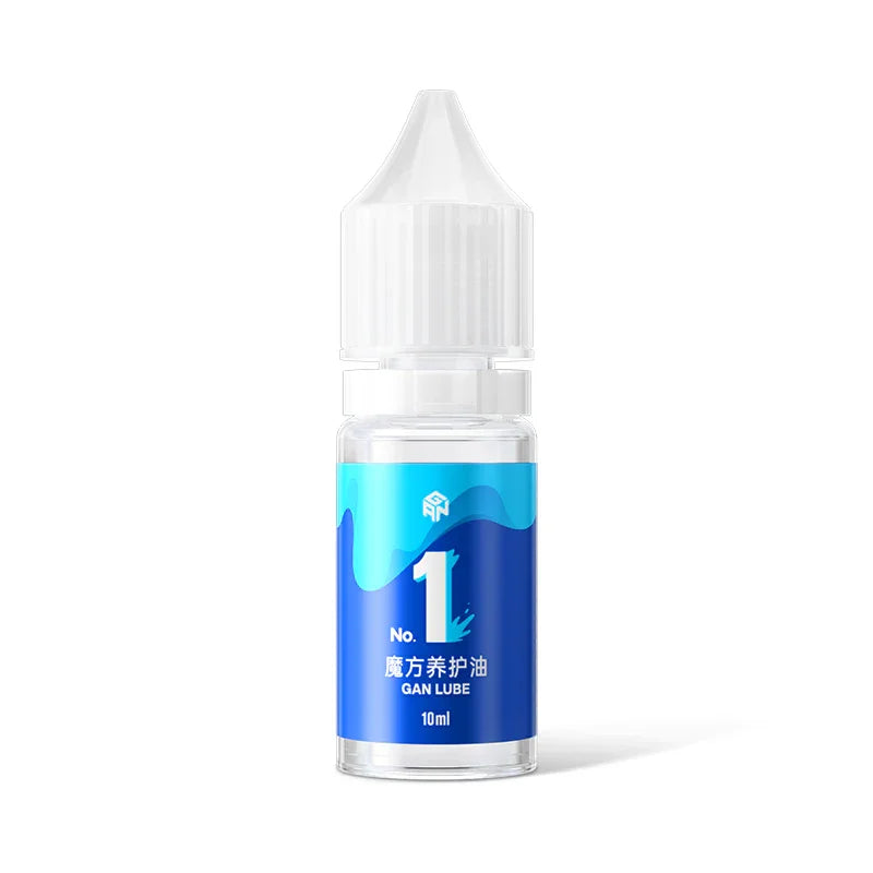 10ml GAN Cube lubricant bottle No.1 with blue label for speedcube lubrication