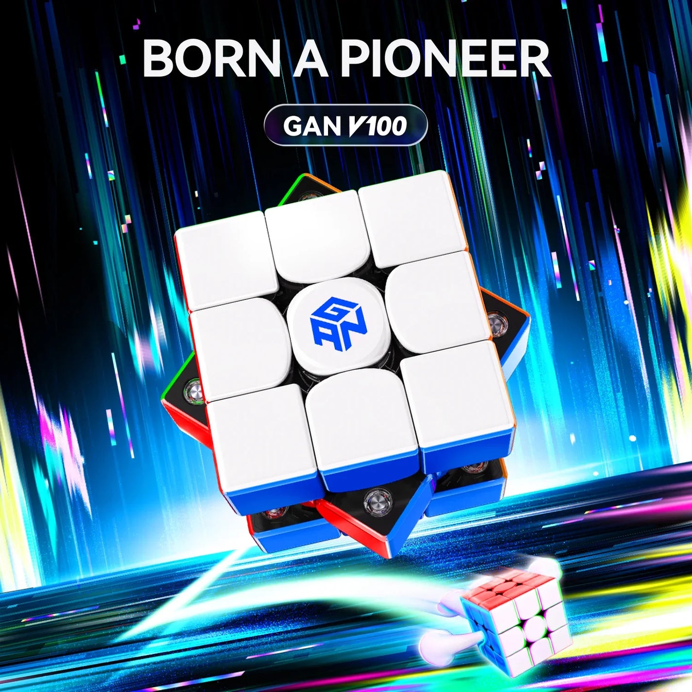 Gan V100 3x3 Maglev Speed Cube Gancube