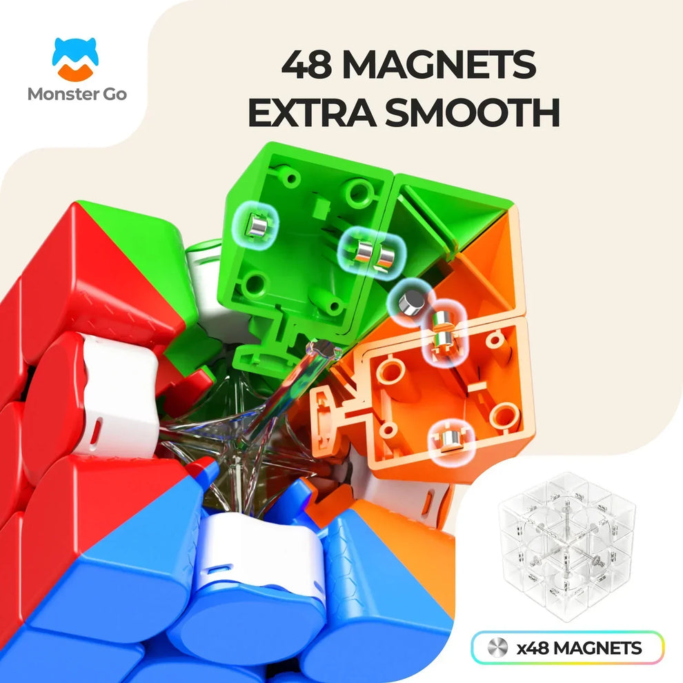 Monster Go Monster Go Magnetic 3x3 Stickerless Speed Cube | GANCUBE Official Website