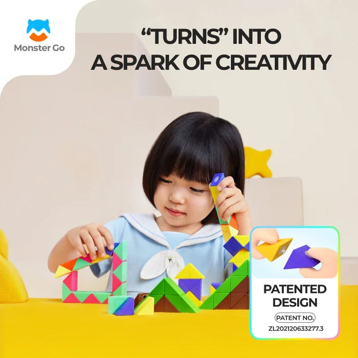 Monster Go Twist Puzzle Set 24 Blocks