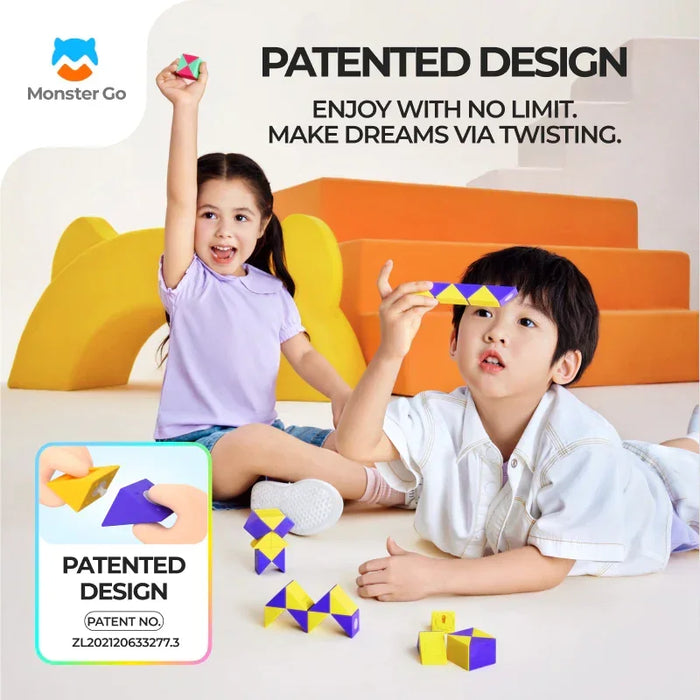 Monster Go Twist Puzzle Set 24 Blocks